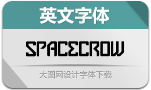SpaceCrow(英文字體)