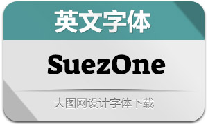 SuezOne(英文字体)