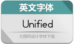 Unified(英文字体)
