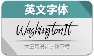 Washington-Italic(英文字体)