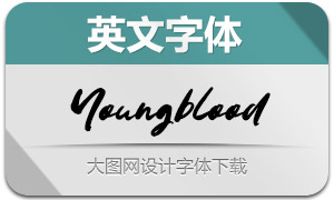 Youngblood(英文字体)