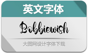 Bobbiewish(英文字体)