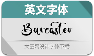 Burcaster(英文字体)