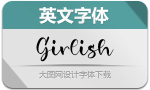 Girlish(英文字体)