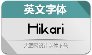 Hikari(英文字体)
