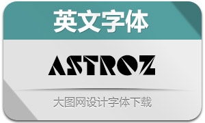 Astroz(英文字體)