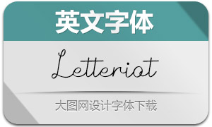 Letteriot(英文字體)