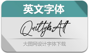 QuiltyksAlt(英文字體)