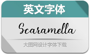 Scaramella(英文字體)