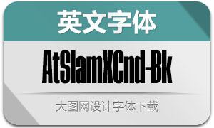 AtSlamXCnd-Black(英文字体)