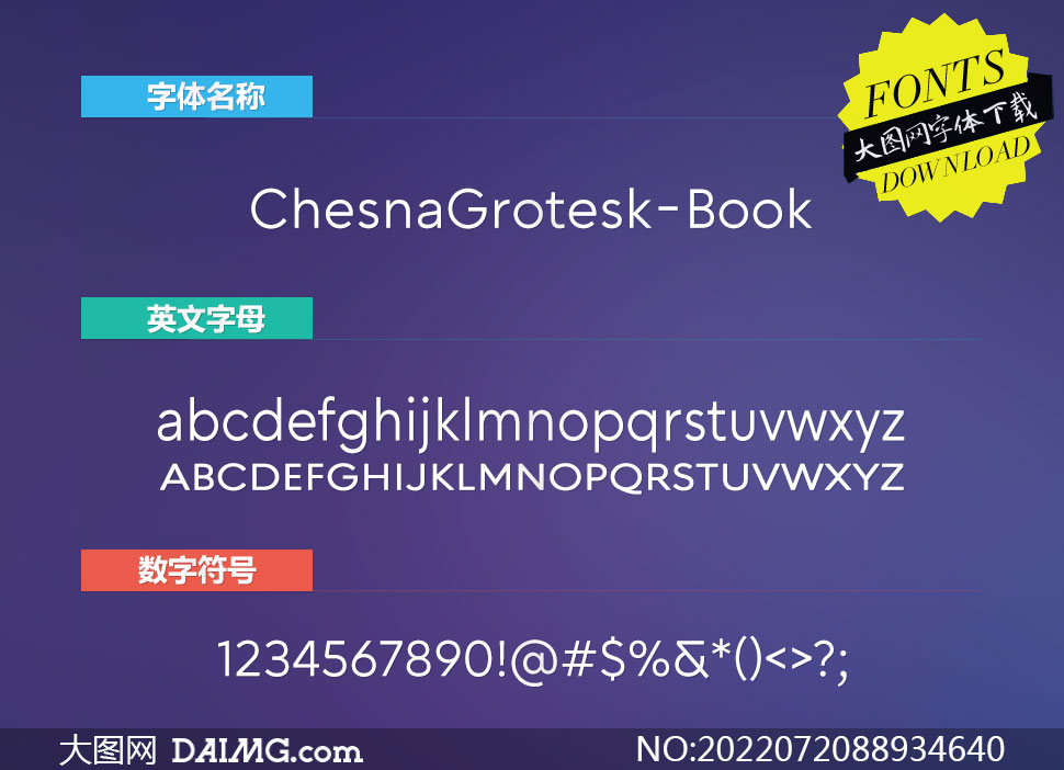 ChesnaGrotesk-Book(Ӣ)