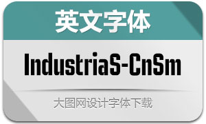 IndustriaSans-CnSemi(英文字体)