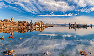 美國加利福尼亞莫諾湖風光攝影圖片