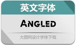 Angled(英文字体)