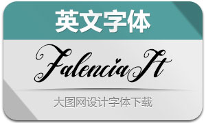 Falencia-Italic(英文字体)