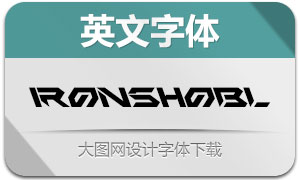 IronShark-Oblique(英文字体)