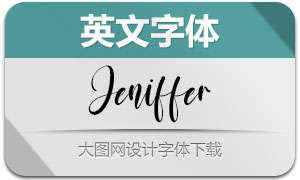 Jeniffer(英文字体)