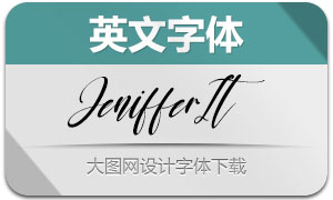 Jeniffer-Italic(英文字体)