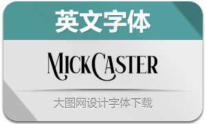 MickCaster(英文字体)