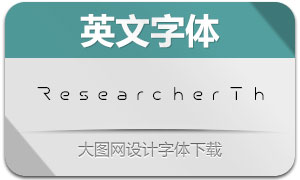 Researcher-Thin(英文字体)