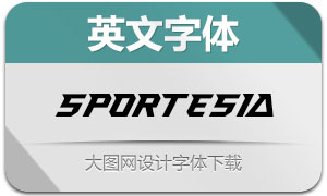 Sportesia(英文字体)