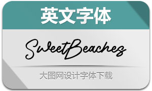 SweetBeaches(英文字體)