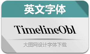 Timeline-Oblique(英文字体)