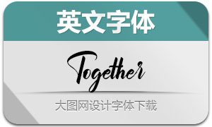 Together(英文字體)