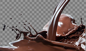 融化之后液态的巧克力免抠图片素材