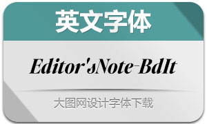 Editor'sNote-BoldItalic(Ӣ)