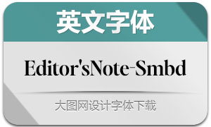 Editor'sNote-Semibold(Ӣ)