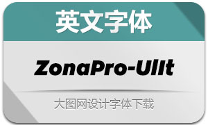 ZonaPro-UltraItalic(Ӣ)