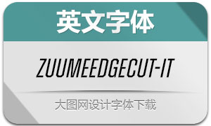 ZuumeEdgeCut-Italic(Ӣ)