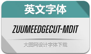 ZuumeEdgeCut-MediumItalic(Ӣ)