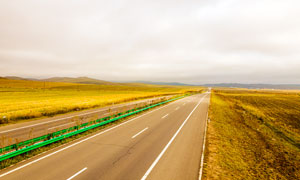 秋季戶外高速公路景觀攝影圖片