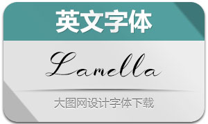 Lamella(英文字体)