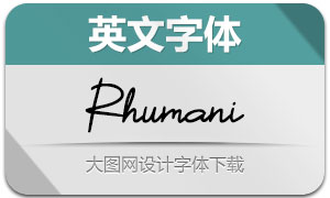 Rhumani(英文字体)