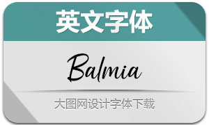 Balmia(英文字体)