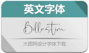 Billastim(英文字体)