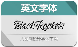BlackRockets(英文字体)