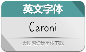 Caroni-Regular(英文字體)