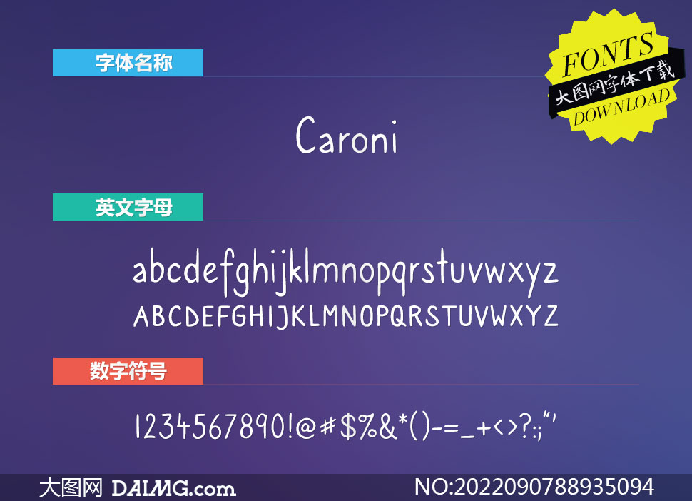 Caroni-Regular(Ӣ)