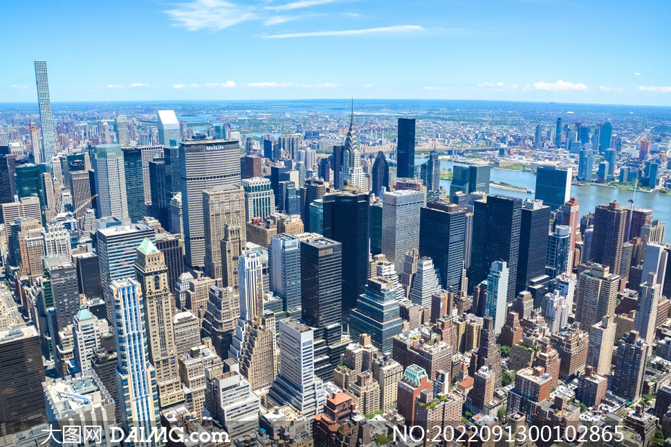 纽约大都市高楼大厦景观摄影图片