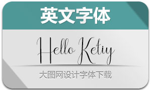 HelloKetiy(英文字体)
