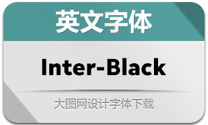 Inter-Black(英文字体)