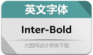 Inter-Bold(英文字体)