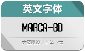 Marca-Bold(英文字体)