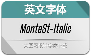 MonteStella-Italic(Ӣ)