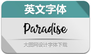 Paradise(英文字体)