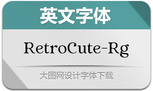 RetroCute-Regular(英文字體)